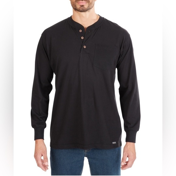Men's Smith's Workwear Mini-Thermal Knit Henley size M - Picture 1 of 4